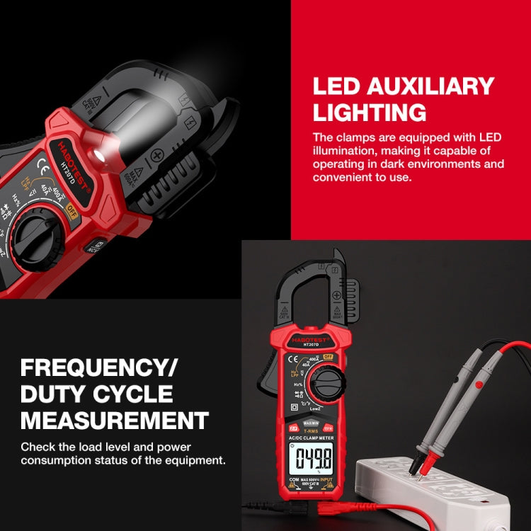 HABOTEST HT207D Multifunctional Digital Clamp Multimeter - free shipping - PMC TechLife - Order now!