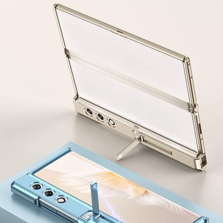 For Honor V Purse GKK Integrated Magnetic Folding Metal Full Coverage Phone Case(Gold) - Honor Cases by GKK | Online Shopping South Africa | PMC TechLife | Buy Now Pay Later Mobicred