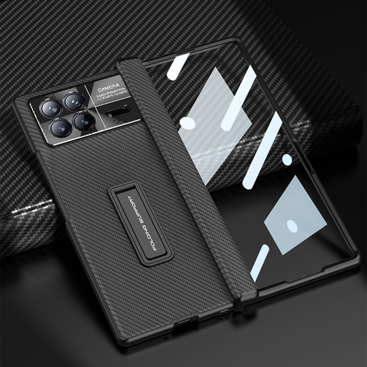For Xiaomi Mix Fold 3 GKK Magnetic Hinge Flip Leather Phone Case with Holder(Gold) - free shipping - PMC TechLife - Order now!