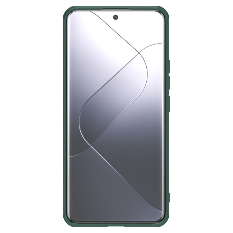 For Xiaomi 14 Pro NILLKIN Black Mirror Prop CD Texture Mirror MagSafe Magnetic Phone Case(Green) - 14 Pro Cases by NILLKIN | Online Shopping South Africa | PMC Jewellery | Buy Now Pay Later Mobicred