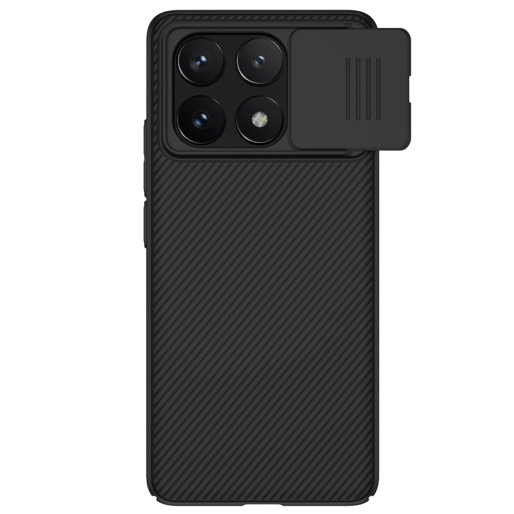 For Xiaomi Redmi K70E / Poco X6 Pro 5G NILLKIN Black Mirror Series Camshield PC Phone Case(Black) - K70E Cases by NILLKIN | Online Shopping South Africa | PMC Jewellery