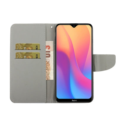 For Xiaomi Redmi 9A 3D Colored Drawing Horizontal Flip PU Leather Case with Holder & Card Slots & Wallet(Fox) - Xiaomi Cases by PMC Jewellery | Online Shopping South Africa | PMC Jewellery