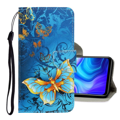 For Xiaomi Redmi 9A 3D Colored Drawing Horizontal Flip PU Leather Case with Holder & Card Slots & Wallet(Jade Butterfly) - Xiaomi Cases by PMC Jewellery | Online Shopping South Africa | PMC Jewellery