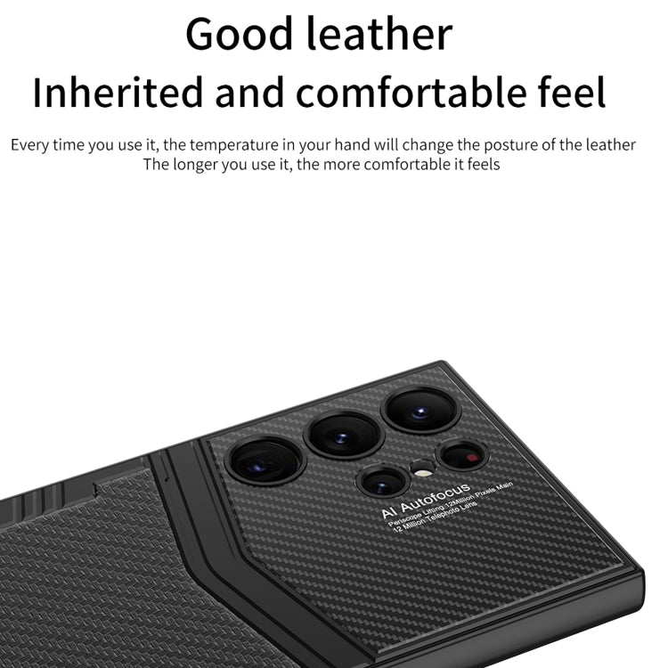 For Samsung Galaxy S24 Ultra 5G GKK TPU + PU Full Coverage Phone Case(Vertical Texture) - Galaxy S24 Ultra 5G Cases by GKK | Online Shopping South Africa | PMC TechLife | Buy Now Pay Later Mobicred