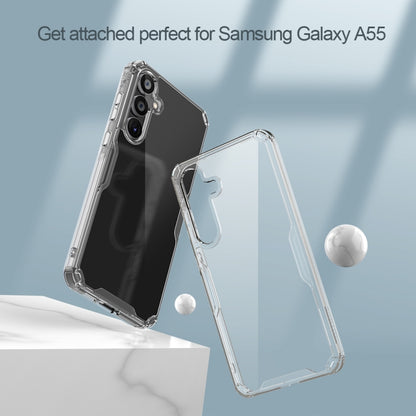 For Samsung Galaxy A55 NILLKIN PC + TPU Phone Case(Transparent) - Galaxy Phone Cases by NILLKIN | Online Shopping South Africa | PMC Jewellery