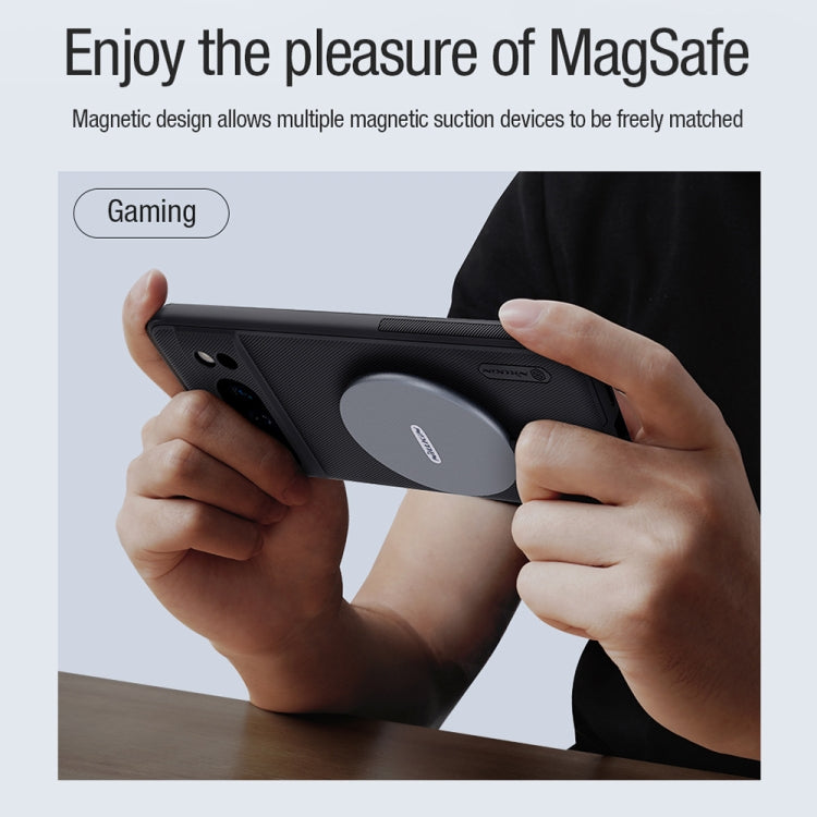 For Google Pixel 8 Pro NILLKIN Frosted Shield Pro Magnetic Magsafe Phone Case(Black) - Google Cases by NILLKIN | Online Shopping South Africa | PMC TechLife | Buy Now Pay Later Mobicred
