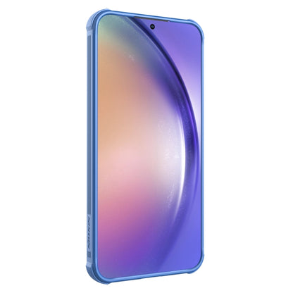 For Samsung Galaxy A55 NILLKIN Black Mirror Pro Series Camshield PC Phone Case(Blue) - Galaxy Phone Cases by NILLKIN | Online Shopping South Africa | PMC Jewellery | Buy Now Pay Later Mobicred