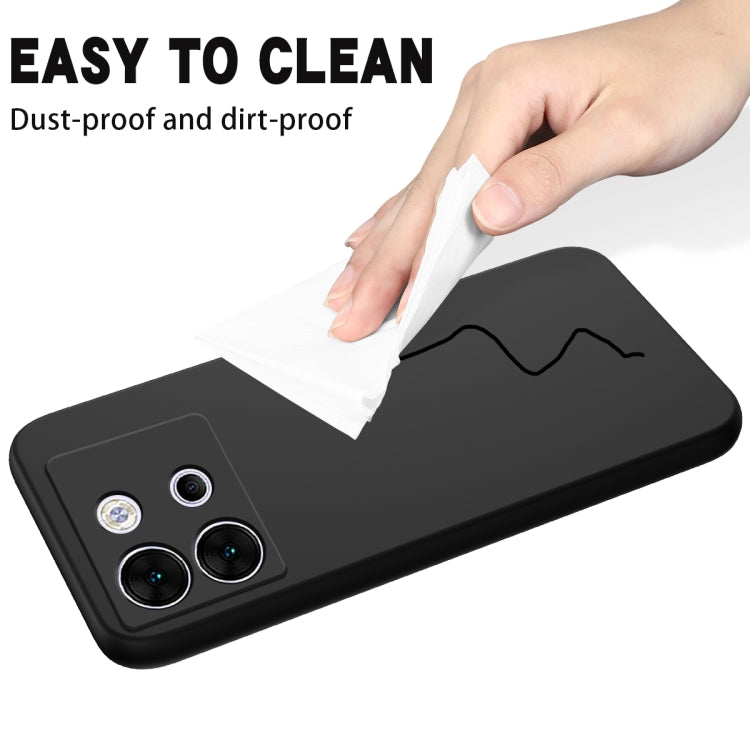 For Infinix Zero 30 5G Solid Color Liquid Silicone Dropproof Full Coverage Phone Case(Black) - free shipping - PMC TechLife - Order now!