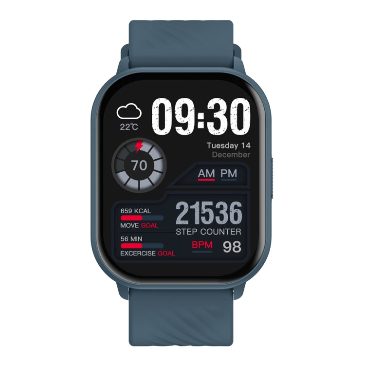 Zeblaze GTS 3 2.03 inch IP68 Waterproof Smart Bluetooth Call Watch(Blue) - Smart Watches by Zeblaze | Online Shopping South Africa | PMC Jewellery | Buy Now Pay Later Mobicred