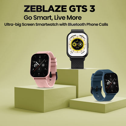 Zeblaze GTS 3 2.03 inch IP68 Waterproof Smart Bluetooth Call Watch(Blue) - Smart Watches by Zeblaze | Online Shopping South Africa | PMC Jewellery | Buy Now Pay Later Mobicred