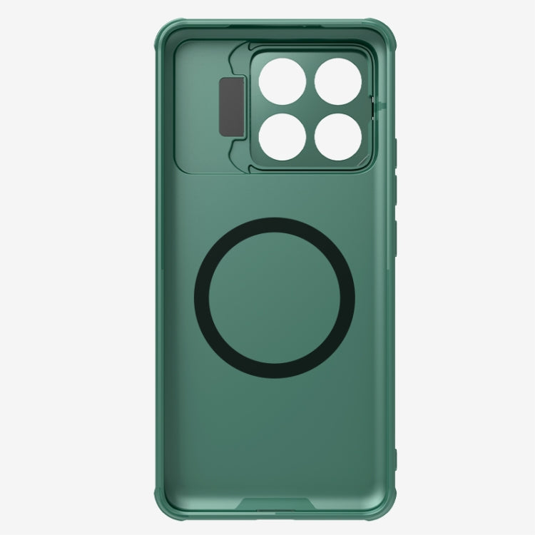 For Xiaomi Redmi K70/K70 Pro NILLKIN Black Mirror Prop CD Texture Mirror Precise Hole MagSafe Magnetic Phone Case(Green) - Xiaomi Cases by NILLKIN | Online Shopping South Africa | PMC Jewellery | Buy Now Pay Later Mobicred