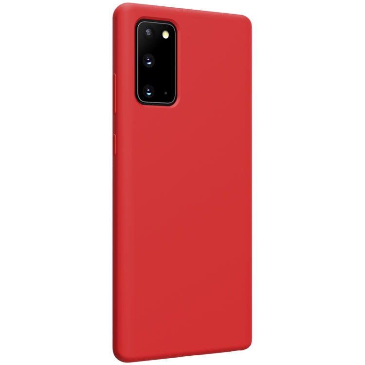 For Samsung Galaxy Note20 NILLKIN Flex Pure Series Solid Color Liquid Silicone Dropproof Protective Case(Red) - Galaxy Note20 Cases by NILLKIN | Online Shopping South Africa | PMC Jewellery