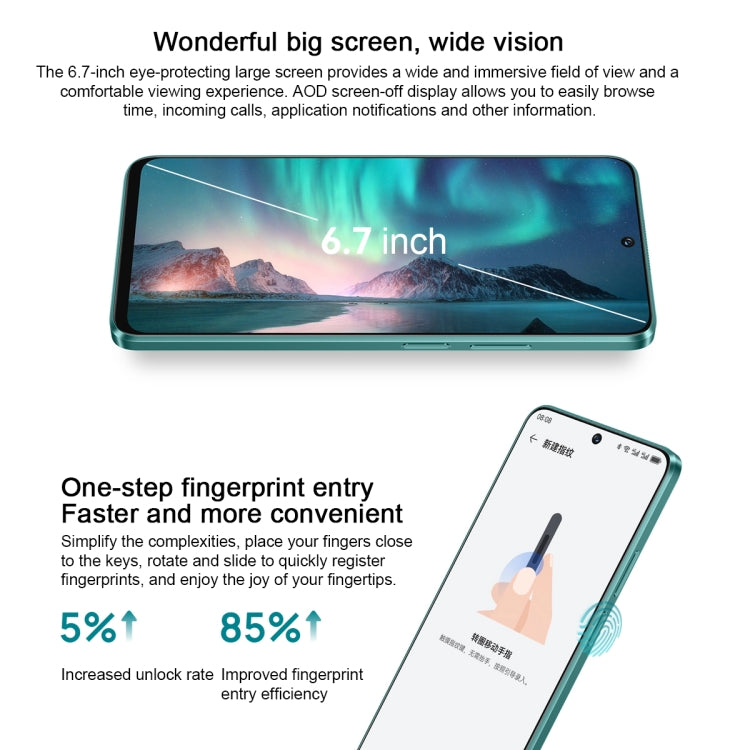 HUAWEI Enjoy 70 Pro, 8GB+128GB, Side Fingerprint Identification, 6.7 inch HarmonyOS 4.0 Qualcomm Snapdragon 680 Octa Core 2.4GHz, Network: 4G, OTG, Not Support Google Play(Black) - Huawei Mate & P by Huawei | Online Shopping South Africa | PMC Jewellery | Buy Now Pay Later Mobicred