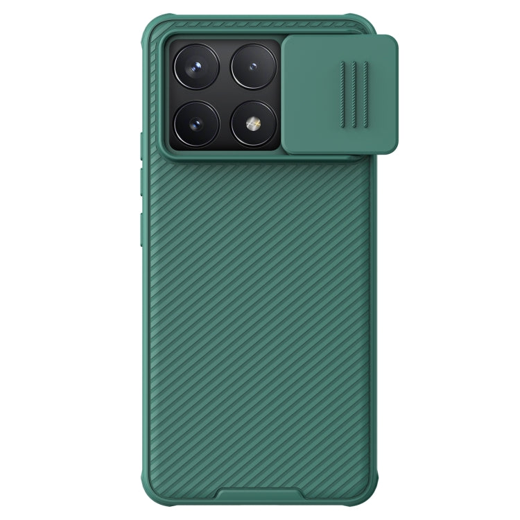 For Xiaomi Redmi K70 / K70 Pro NILLKIN CamShield Pro Magnetic PC Phone Case(Green) - Xiaomi Cases by NILLKIN | Online Shopping South Africa | PMC Jewellery | Buy Now Pay Later Mobicred