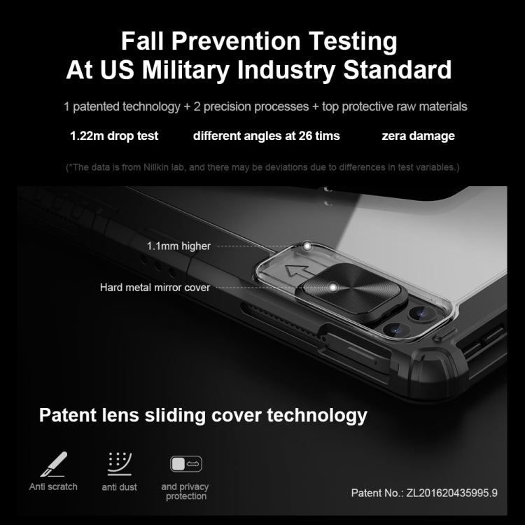 For iPad Pro 12.9 2020/2021/2022 Nillkin Backlit Version Bumper Link Keyboard Case - free shipping - PMC TechLife - Order now!