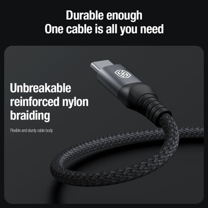 Nillkin Swift Pro 1m 3 in 1 USB to 8 Pin + Type-C + Micro USB Fast Charging Cable(Black) - Multifunction Cable by NILLKIN | Online Shopping South Africa | PMC Jewellery