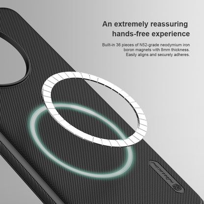 For OnePlus Ace 3 / 12R NILLKIN Frosted Shield Pro Magnetic Phone Case(Black) - OnePlus Cases by NILLKIN | Online Shopping South Africa | PMC Jewellery