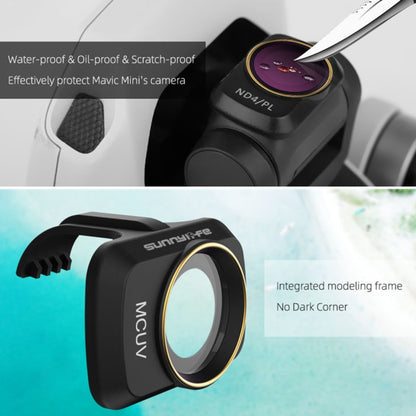 Sunnylife MM-FI9258 For DJI Mavic Mini / Mini 2 6 In 1 Drone MCUV+CPL+ND4+ND8+ND16+ND32 Lens Filter - Lens Filter by Sunnylife | Online Shopping South Africa | PMC Jewellery | Buy Now Pay Later Mobicred