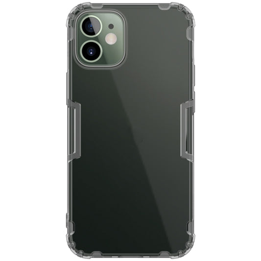 For iPhone 12 mini NILLKIN Nature TPU Transparent Soft Protective Case(Gray) - iPhone 12 mini Cases by NILLKIN | Online Shopping South Africa | PMC Jewellery