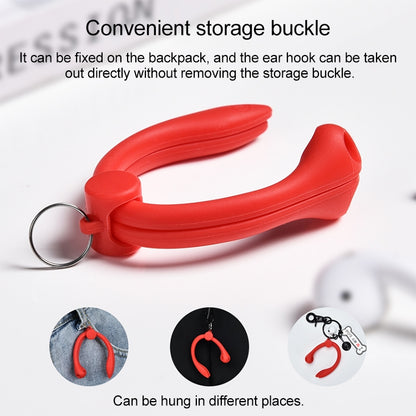 For AirPods 1 / 2 / AirPods Pro / Huawei FreeBuds 3 Wireless Earphones Silicone Anti-lost Lanyard Ear Hook(Silver) - Anti-lost & Holder by PMC Jewellery | Online Shopping South Africa | PMC Jewellery