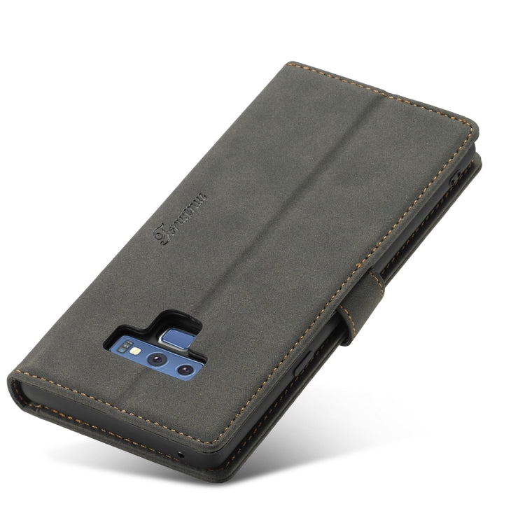 For Samsung Galaxy Note 9 Forwenw F1 Series Matte Strong Magnetism Horizontal Flip Leather Case with Holder & Card Slots & Wallet & Photo Frame(Black) - Galaxy Phone Cases by Forwenw | Online Shopping South Africa | PMC TechLife | Buy Now Pay Later Mobicred