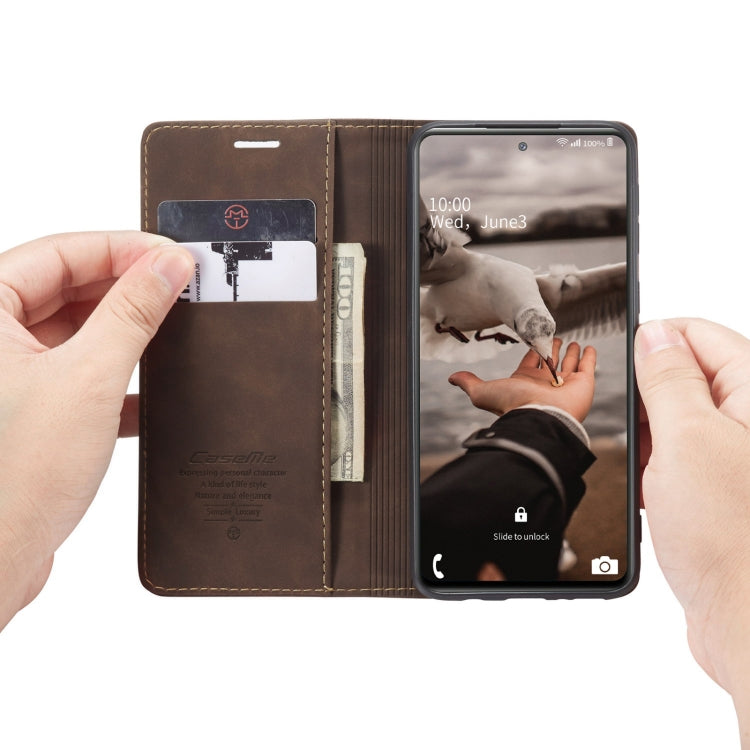 For Samsung Galaxy S20 FE CaseMe 013 Multifunctional Horizontal Flip Leather Case with Holder & Card Slot & Wallet(Coffee) - Galaxy S20 FE Cases by CaseMe | Online Shopping South Africa | PMC Jewellery | Buy Now Pay Later Mobicred