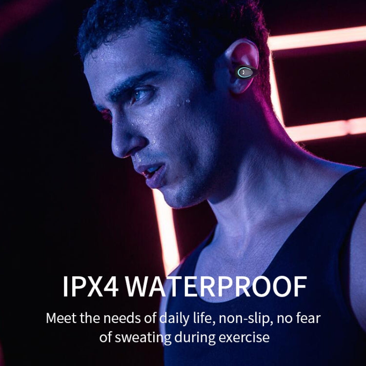 YX08 Ultra-light Ear-hook Wireless V5.0 Bluetooth Earphones Ear Clip Stereo Bluetooth Headset with Mic(Black) - Bluetooth Earphone by PMC TechLife | Online Shopping South Africa | PMC TechLife
