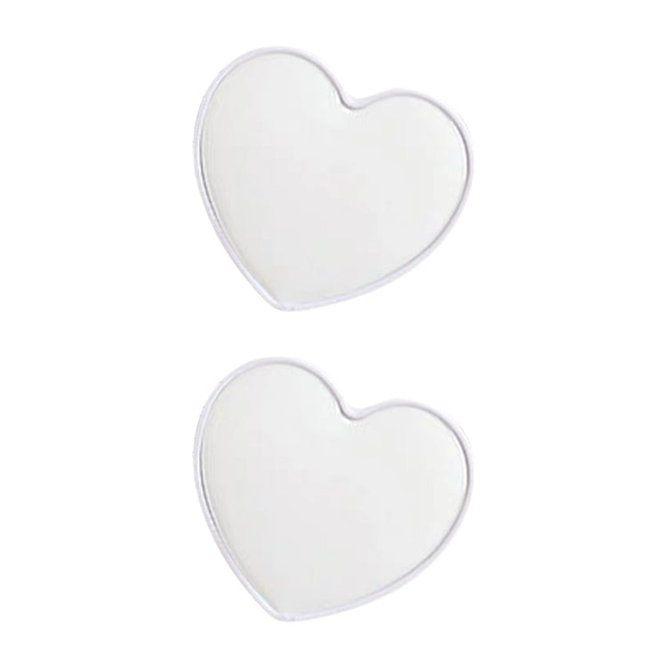 2 PCS Solid Color Love Airbag Phone Stand Ring Holder(White) - Ring Holder by PMC Jewellery | Online Shopping South Africa | PMC Jewellery