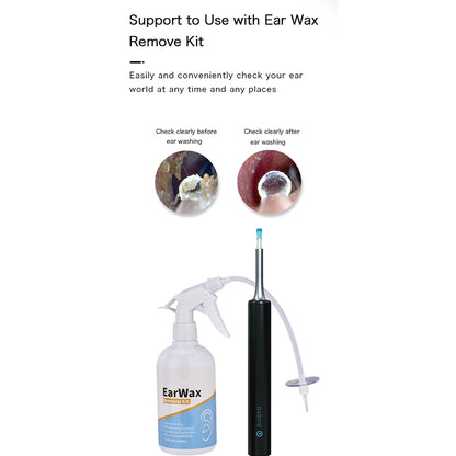 Bebird C3 4.5mm Wireless Wifi High-definition Visual Ear Spoon 3 Million Pixels Out Ear Visual Ear Spoon with IP67 Waterproof(White) - Ear Care Tools by Bebird | Online Shopping South Africa | PMC Jewellery | Buy Now Pay Later Mobicred