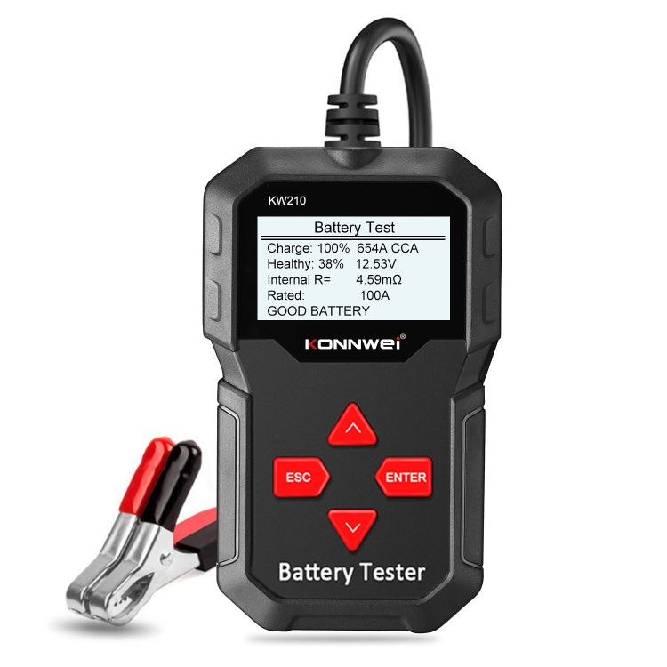 KONNWEI KW210 Car Battery Test Battery Capacity Resistance Battery Detector - Code Readers & Scan Tools by KONNWEI | Online Shopping South Africa | PMC TechLife | Buy Now Pay Later Mobicred