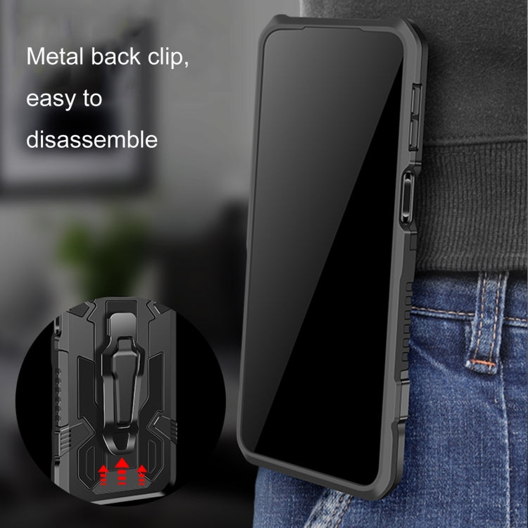 For Huawei Y9a Armor Warrior Shockproof PC + TPU Protective Case(Blue) - free shipping - PMC TechLife - Order now!