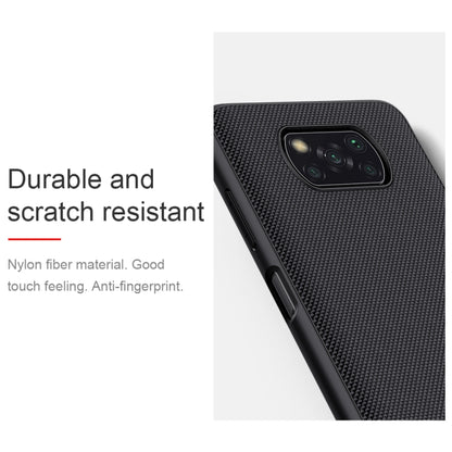 For Xiaomi Mi Poco X3 / NFC NILLKIN Shockproof TPU + PC Textured Protective Case(Black) - Xiaomi Cases by NILLKIN | Online Shopping South Africa | PMC Jewellery