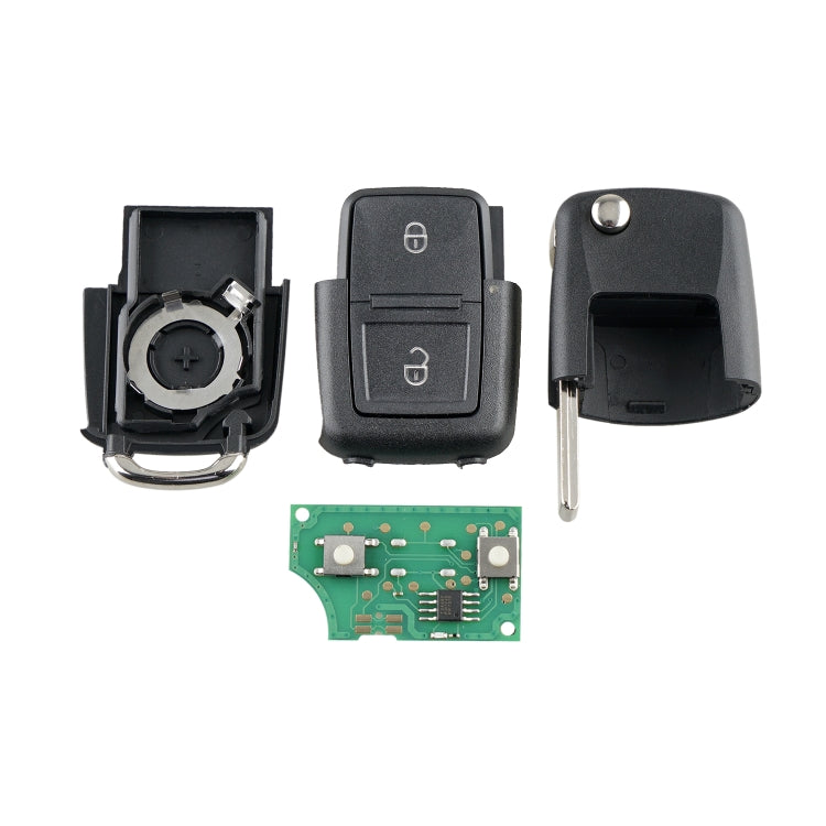 Car Key 1J0959753AG 48 Chip 434 Frequency for Volkswagen 2-button - Remote Car Key by PMC Jewellery | Online Shopping South Africa | PMC Jewellery