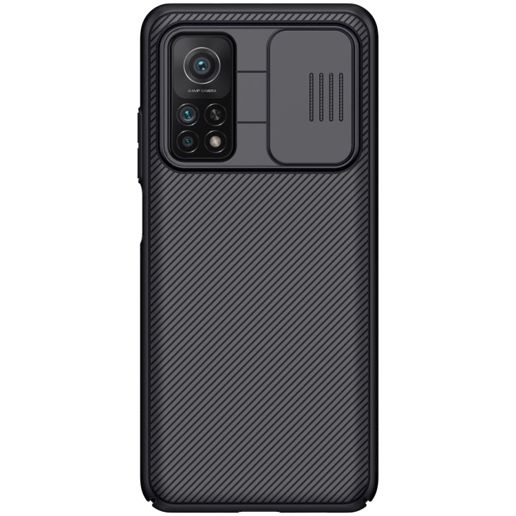 For Xiaomi 10T 5G / 10T Pro 5G / K30s NILLKIN Black Mirror Series PC Camshield Full Coverage Dust-proof Scratch Resistant Phone Case(Black) - Xiaomi Cases by NILLKIN | Online Shopping South Africa | PMC Jewellery