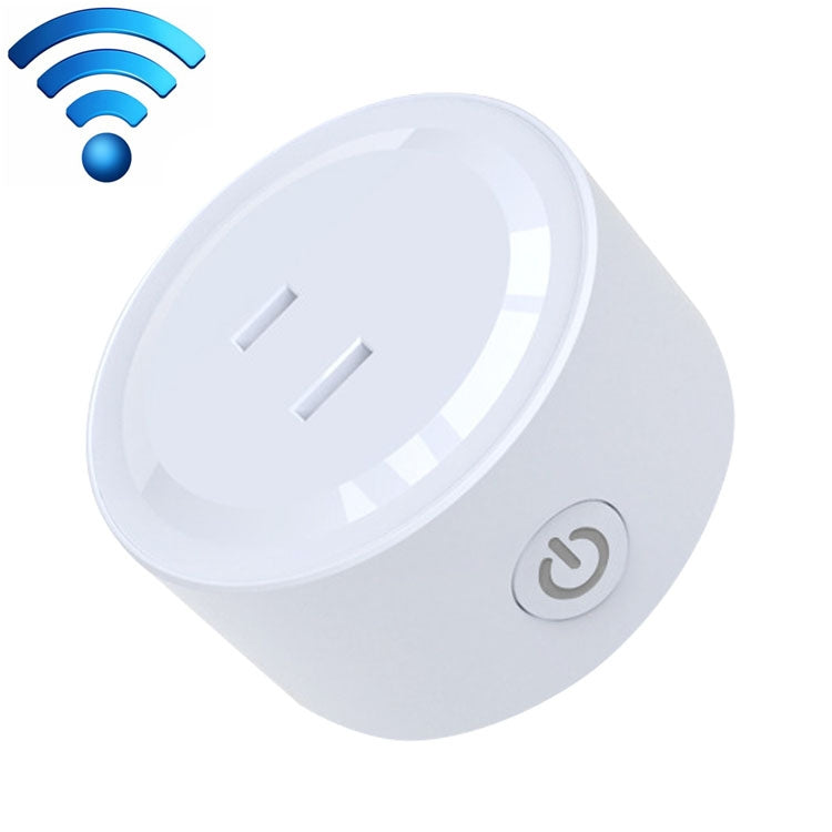 10A Round Shape WiFi Mini Plug APP Remote Control Timer Smart Socket, Support Alexa & Google Home, AC 100-240V, JP / US Plug - Smart Socket by PMC Jewellery | Online Shopping South Africa | PMC Jewellery