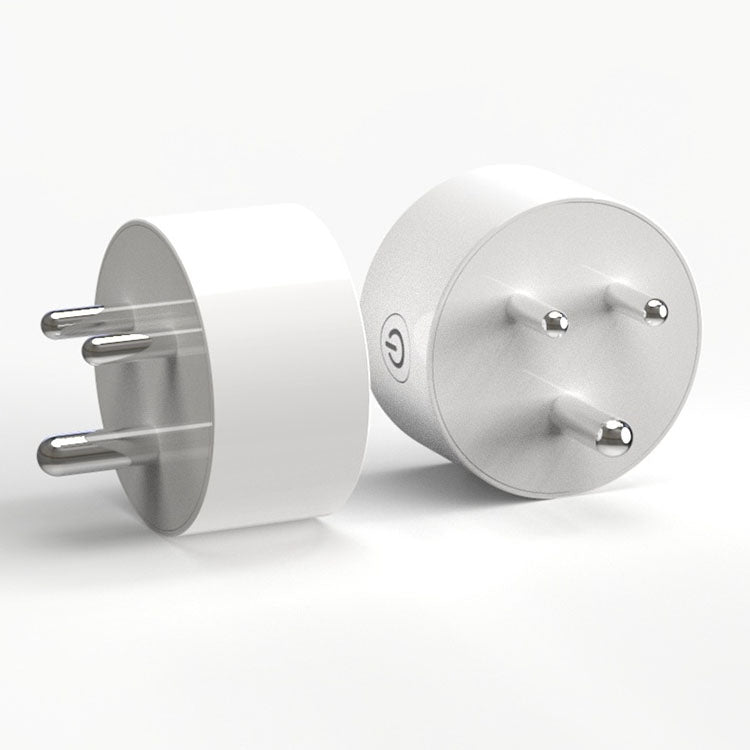 10A Mini Smart WiFi Socket Small South Africa / India Plug Remote Control Timer Switch Electrical Power Adapter with Alexa - Smart Socket by PMC TechLife | Online Shopping South Africa | PMC TechLife