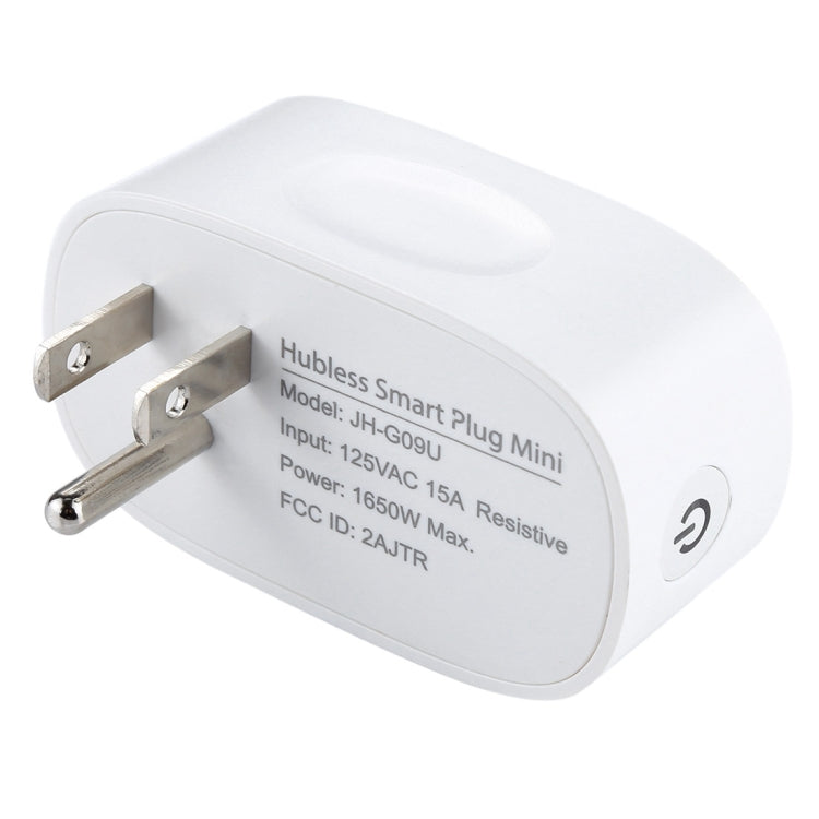 JH-G09U 15A 2.4GHz WiFi Control Hubless Smart Home Power Socket Works with Alexa  & Google Home, AC 100-240V, US Plug (White) - Smart Socket by PMC Jewellery | Online Shopping South Africa | PMC Jewellery