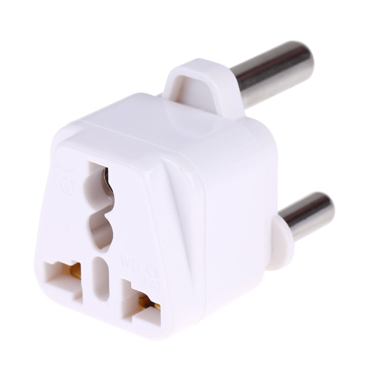 Portable Universal Socket to (Large) South Africa Plug Power Adapter Travel Charger (White) - Plug Adaptor by PMC Jewellery | Online Shopping South Africa | PMC Jewellery