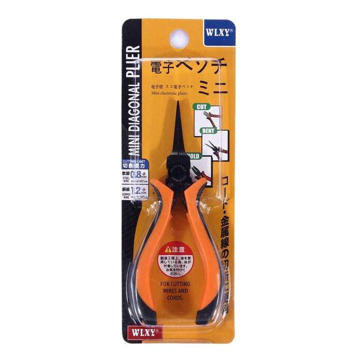 WLXY 4.5 inch Electronic Pliers Thin Flat-nose Pliers Repair Hand Tool - Pliers by WLXY | Online Shopping South Africa | PMC TechLife | Buy Now Pay Later Mobicred