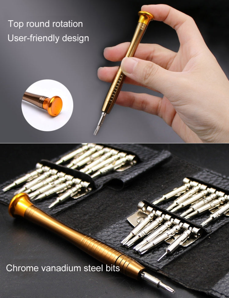 25 in 1 Screwdriver for iPhone 3/4/5/6,Galaxy, Huawei, Xiaomi, Other Smart Phones, Digital Cameras, Laptop, Watch, Glasses - Screwdriver by PMC Jewellery | Online Shopping South Africa | PMC Jewellery