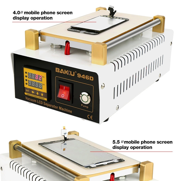 BAKU BK-946D 200W Vacuum LCD Touch Panel Separator Machine, AC 110V - Separation Equipment by BAKU | Online Shopping South Africa | PMC Jewellery