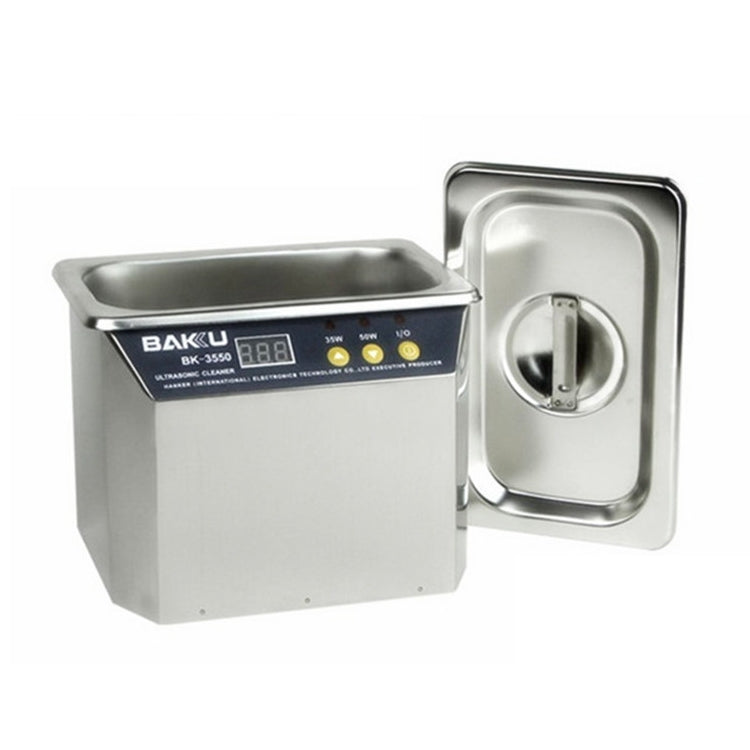 BAKU BK-3550 35W / 50W Adjustable 0.8L LCD Display Ultrasonic Cleaner, AC 220V, EU Plug - Ultrasonic Cleaner by BAKU | Online Shopping South Africa | PMC Jewellery
