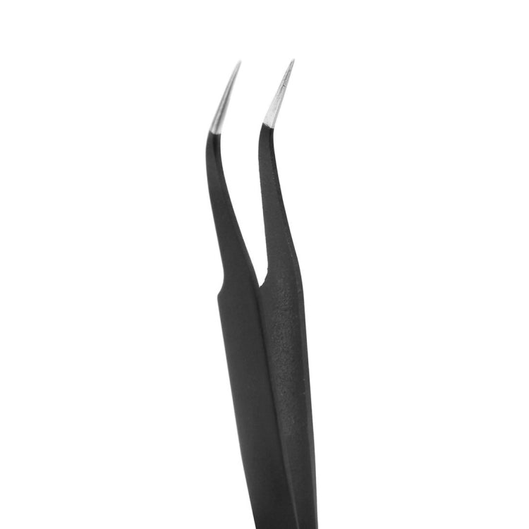 JIAFA JF-604 Curved Tip Tweezers (Black) - Tweezers by JIAFA | Online Shopping South Africa | PMC Jewellery