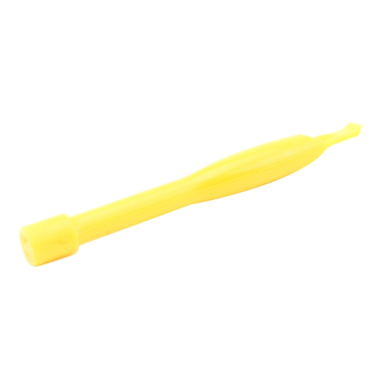 10 PCS Mobile Phone Repair Tool Spudgers (5 PCS Round + 5 PCS Square)(Yellow) - Crowbar by PMC Jewellery | Online Shopping South Africa | PMC Jewellery