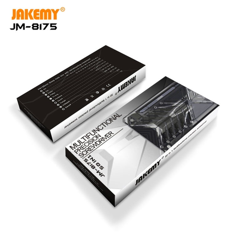 JAKEMY JM-8175 50 in 1 Double-sided Outer Box Multifunctional and Precision Screwdriver Tool Set - free shipping - PMC TechLife - Order now!