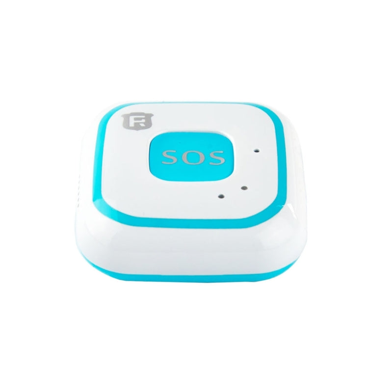 REACHFAR V28 Necklace Style GSM Mini LBS WiFi AGPS Tracker SOS Communicator(Blue) - free shipping - PMC TechLife - Order now!