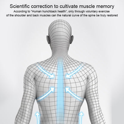 Intelligent Induction Type Correction Strap Vibration Reminding Anti-hunchback Orthosis (Grey) - Corrector by PMC Jewellery | Online Shopping South Africa | PMC Jewellery