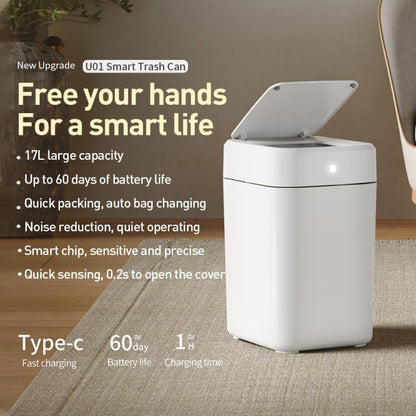 WK U01 Smart Trash Can, Capacity: 17L - Trash Bin & Bags by Xiaomi | Online Shopping South Africa | PMC Jewellery | Buy Now Pay Later Mobicred