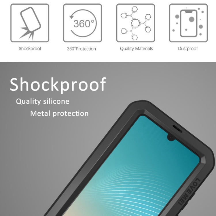 LOVE MEI Powerful Dustproof Shockproof Splashproof Metal + Silicone Combination Case for Huawei P30 Pro (Silver) - Huawei Cases by LOVE MEI | Online Shopping South Africa | PMC TechLife | Buy Now Pay Later Mobicred