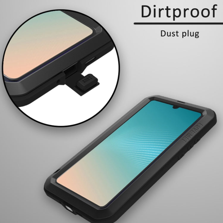 LOVE MEI Powerful Dustproof Shockproof Splashproof Metal + Silicone Combination Case for Huawei P30 Pro (Silver) - Huawei Cases by LOVE MEI | Online Shopping South Africa | PMC TechLife | Buy Now Pay Later Mobicred